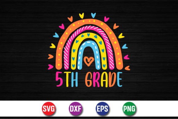 5th Grade SVG Design Back to School