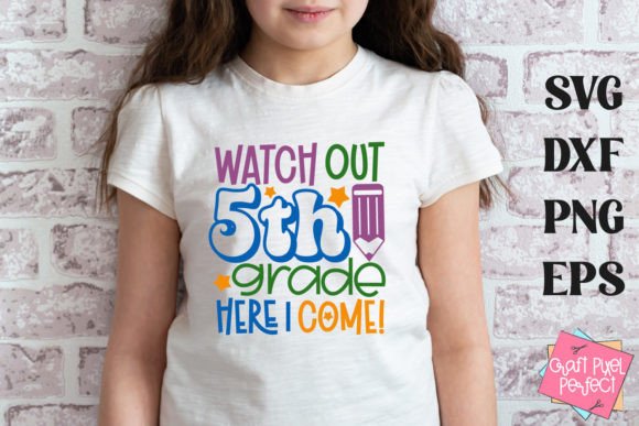 5th Grade Tshirt Svg, Back to School Svg