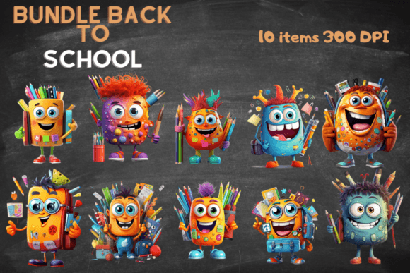 Back to School - Bundle: Graphics for Local Business Branding