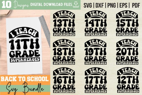 Back to School Svg Bundle Vol-17