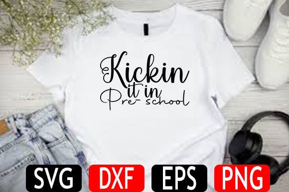 Back to School SVG Design, Kickin It in