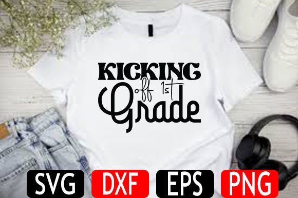 Back to School SVG Design, Kicking off