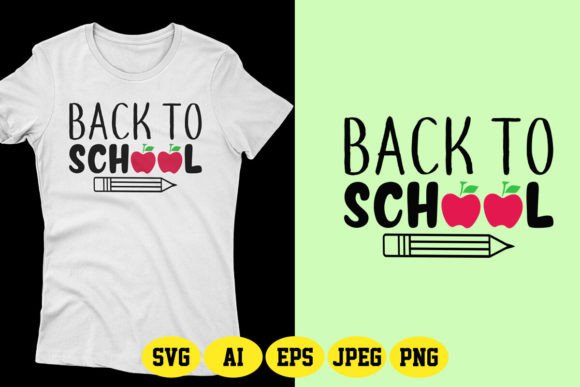 Back to School SVG T-Shirt Design 5