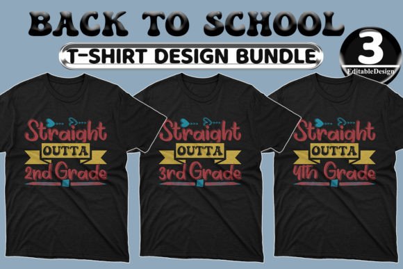 Back to School T-shirt Design Bundle-03