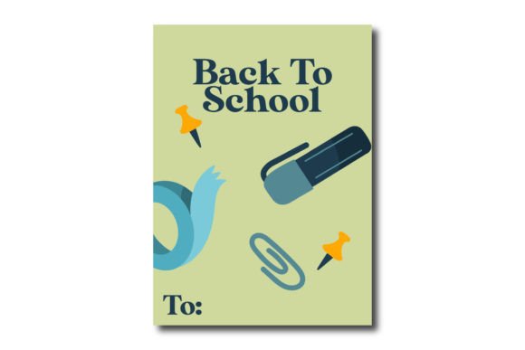 Green Card Back to School Stationary: Graphics & Crafts for Branding