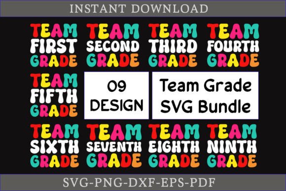 Team Grade SVG Bundle Back to School: Graphics & Crafts for Real Projects